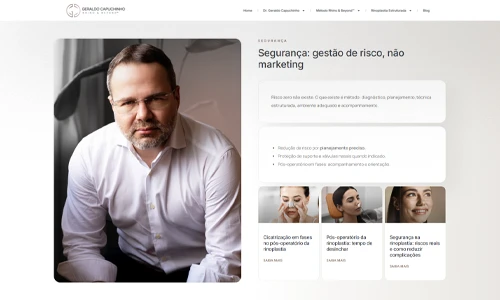 Site de Dr. Geraldo Capuchinho