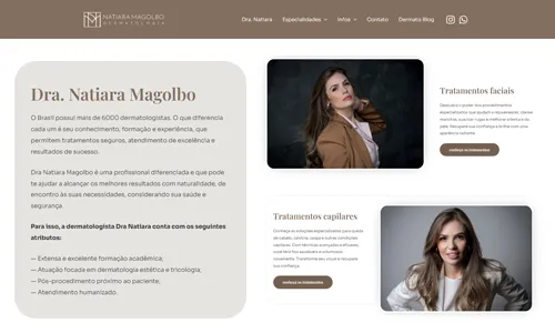Site de Dra. Natiara Magolbo