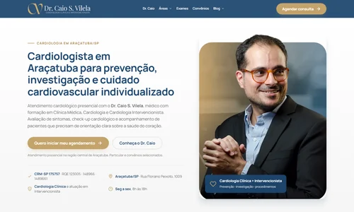 Site de Dr. Caio S. Vilela