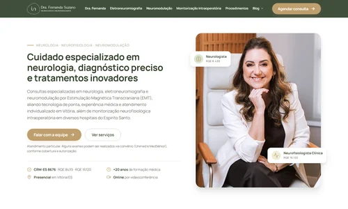 Site de Dra. Fernanda Suzano