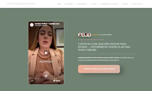 Site de Dra. Marcela Mattos