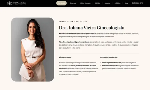 Site de Dra. Iohana Vieira