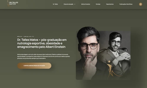 Site de Dr. Talles Matos