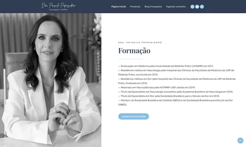 Site de Dra. Priscila Papassidero