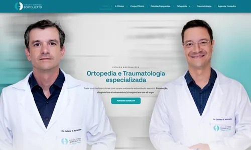 Site de Clínica Bortolletto