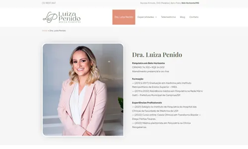 Site de Dra. Luiza Penido