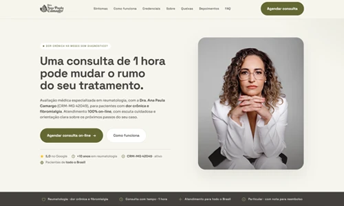 Site de Dra. Ana Paula Camargo