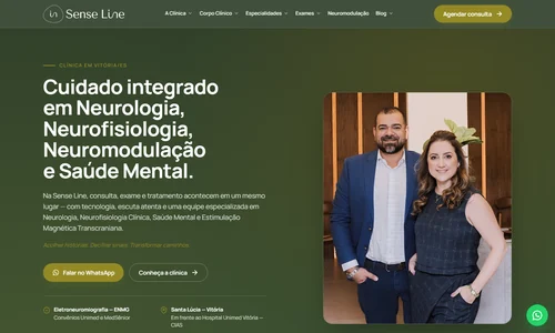 Site de Clínica Senseline